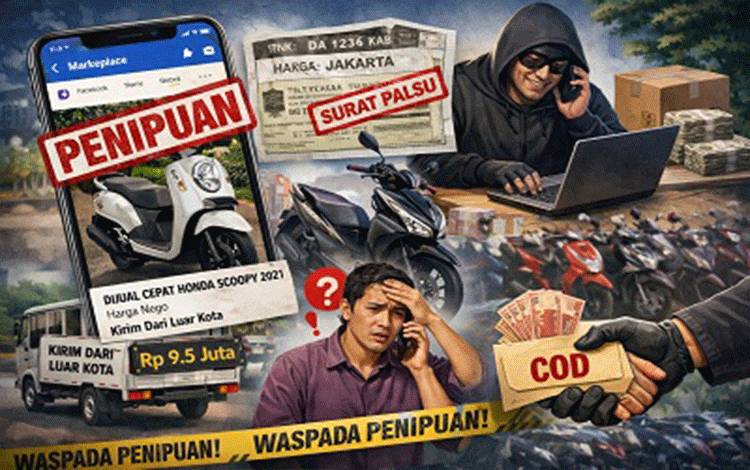 Sebagian Besar Penjualan Motor di FB Marketplace Diduga Penipuan, Rata-Rata Tanpa Plat Nomor