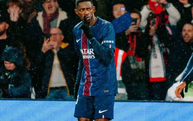 Enrique: Gol Dembele ke Gawang Lille seperti di video Game