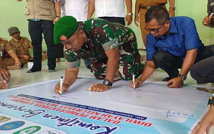 Kodim 1015 Sampit Tegaskan Komitmen Dukung Pemberantasan Narkoba di Kotim