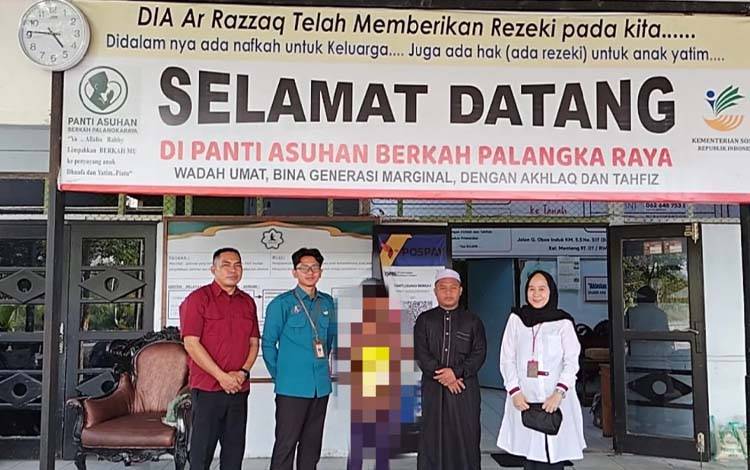 Dinsos Palangka Raya Rujuk Anak Telantar ke LKSA Berkah untuk Perlindungan Lanjutan