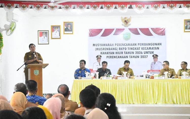 Wabup Pulang Pisau: Musrenbang Kecamatan Fondasi Penyusunan RKPD 2027