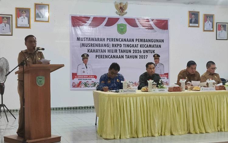 Musrenbang RKPD Kecamatan Kahayan Hilir Himpun 865 Usulan Pembangunan
