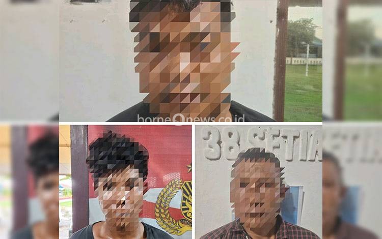 Polres Kapuas Tangkap Tiga Pelaku Pencurian, Ratusan Besi Ulir Diamankan