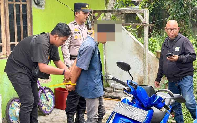 Polresta Palangka Raya Tangkap Terduga Pelaku Percobaan Pencurian di Jalan Piranha Palangka Raya