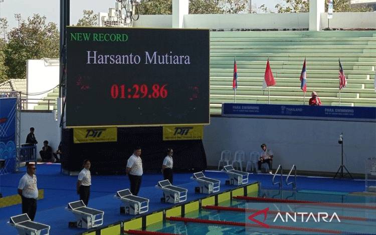Mutiara Cantik Pecahkan Rekor 100 Meter Gaya Dada Klasifikasi SB9