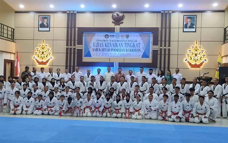 Ujian Sabuk Hitam Jadi Momentum Pemetaan Kualitas Taekwondo Kalteng