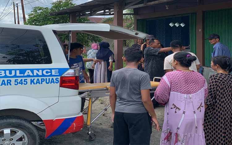 Lakalantas di Jalan Poros Palingkau, Dua Pengendara Dilarikan ke RSUD Kapuas