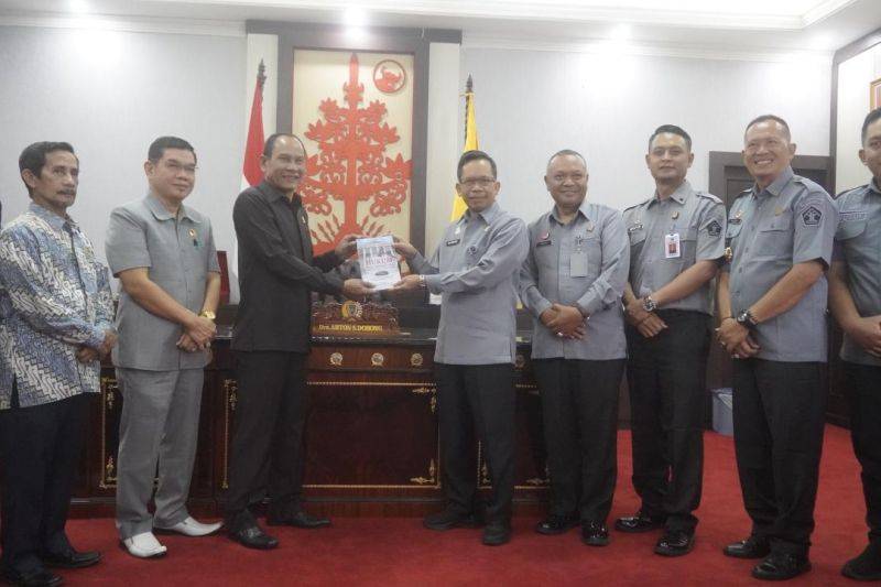 Kanwil Kemenkum Kalteng-DPRD Perkuat Sinergi Pembentukan Produk Hukum