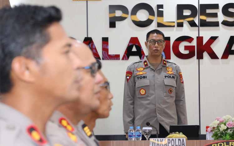 Wakapolda Kalteng Anjurkan Polresta Palangka Raya Tingkatkan Layanan Masyarakat