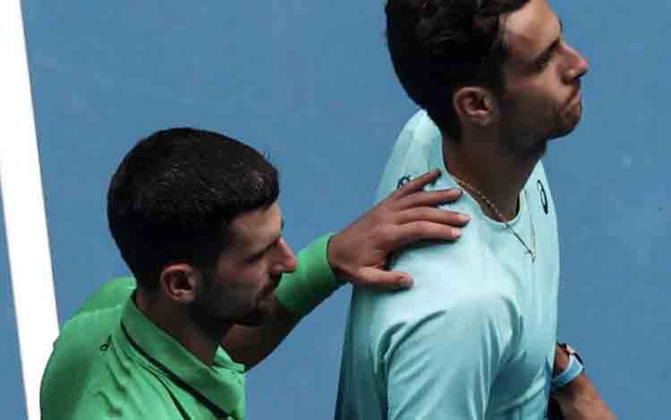 Djokovic ke Semifinal Australian Open Setelah Musetti Mundur