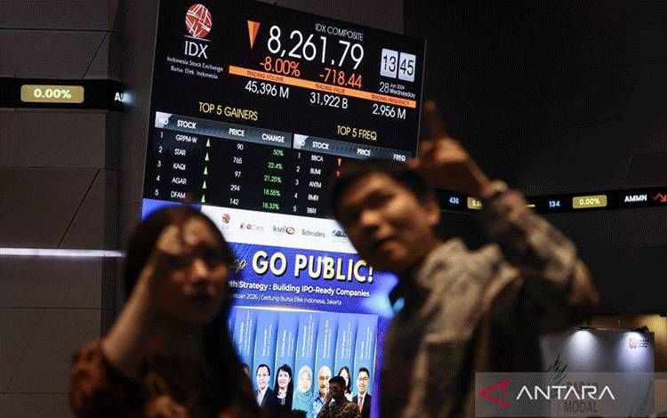 IHSG Turun 8 Persen Lagi, BEI Hentikan Sementara Perdagangan