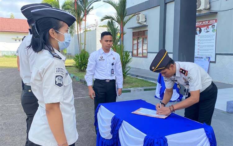 Rutan Tamiang Layang Deklarasikan Komitmen WBBM 2026, Tegaskan Pelayanan Bersih dan Melayani