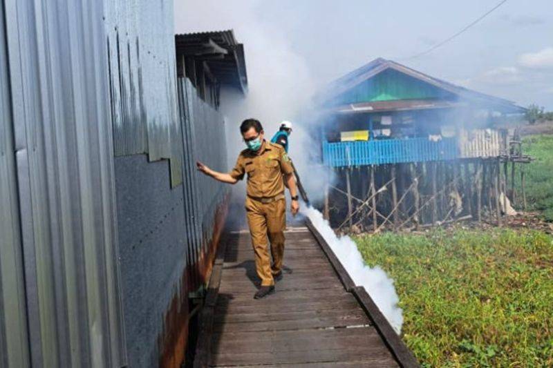 Pemko Palangka Raya Intensifkan Pengasapan Cegah Penyebaran DBD