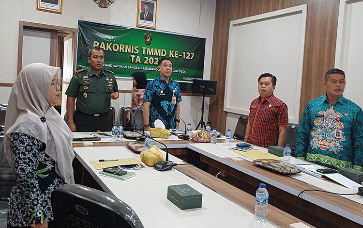 TMMD ke-127 Kodim 1015 Sampit Digelar di Tiga Desa Telaga Antang Kotim