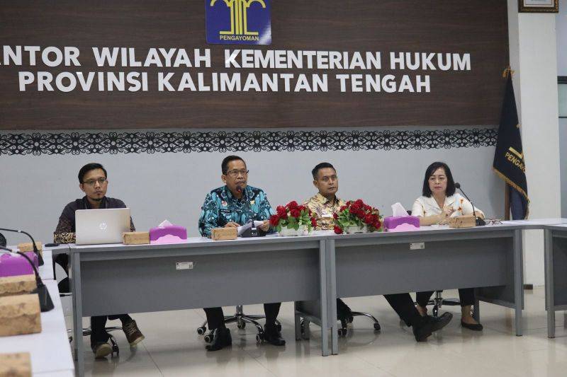 Kanwil Kemenkum Kalteng Tingkatkan Pemahaman Indeks Reformasi Hukum bagi Pemda