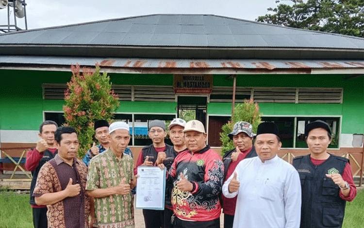 Hilangkan Keraguan Jamaah, Arah Kiblat Musholla Al Mustajabah Pulau Petak Dikalibrasi