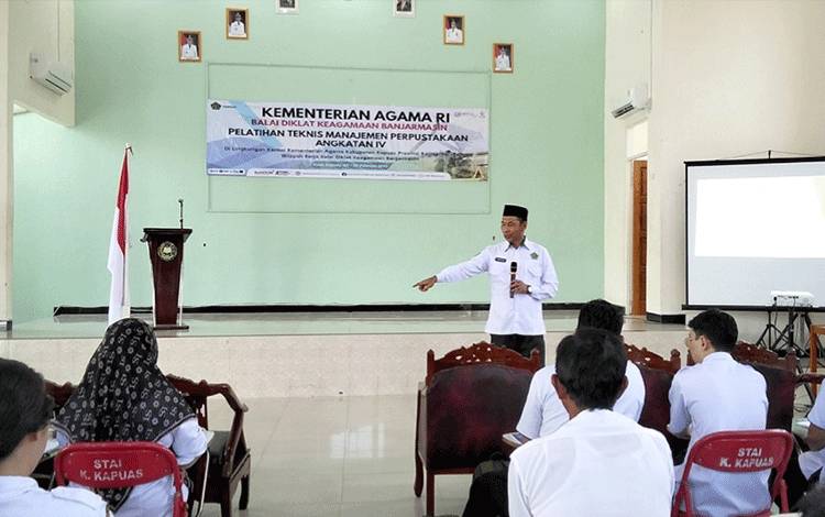 Kemenag Kapuas Gelar Diklat Teknis Manajemen Perpustakaan Angkatan IV