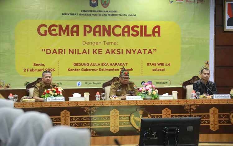 Pemprov Kalteng Tegaskan Pengamalan Pancasila Lewat Gema Pancasila 2026