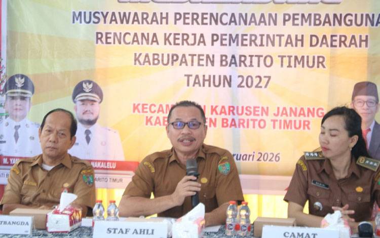 Pemkab Barito Timur Himpun 138 Usulan di Musrenbangcam Karusen Janang