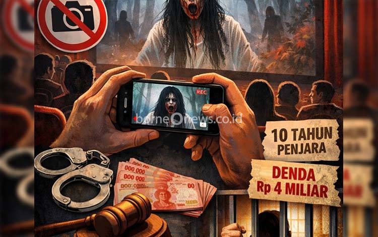 Hati-Hati Rekam Film di Bioskop, Pelanggar Bisa Didenda Rp4 Miliar