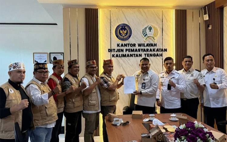 Kanwil Ditjenpas Kalteng Terima Audiensi GDAN, Perkuat Sinergi Tangkal Narkoba