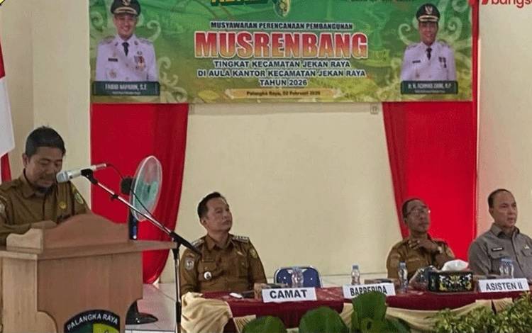 Musrenbang Kecamatan Jekan Raya Hasilkan 82 Usulan