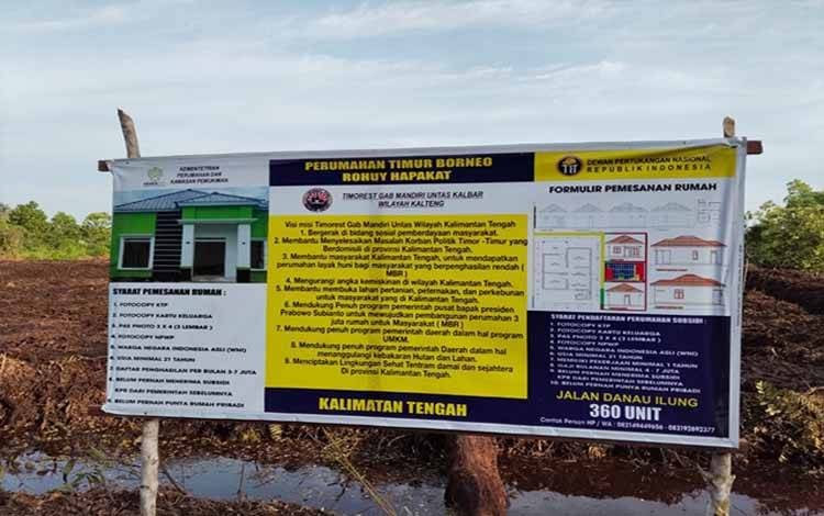 Timorest Gab Mandiri dapat Kuota 15 Ribu Rumah MBR di Kalteng