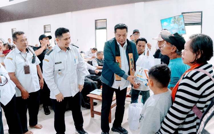 Meski Diguyur Hujan, Musrenbang RKPD Kecamatan Lahei Barat Tetap Berjalan