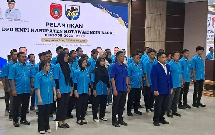 Pengurus DPD KNPI Kobar 2026 - 2029 Dilantik, Usung Visi Muda, Berani, Menginspirasi