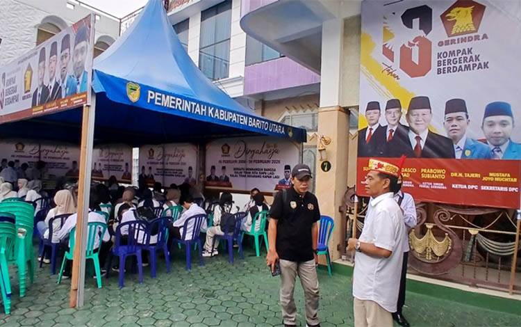 Gerindra Barito Utara Gelar Operasi Pasar LPG Bersubsidi di Muara Teweh