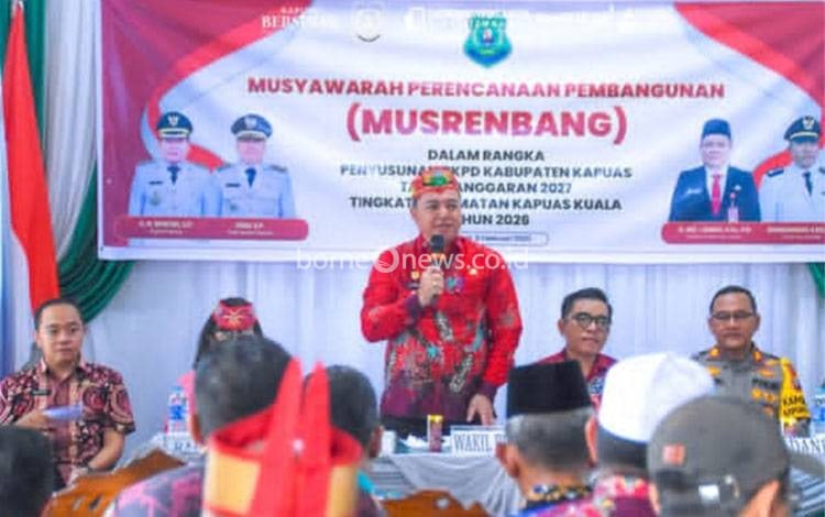 Musrenbang Kapuas Kuala Jadi Lokasi Terakhir, Pembangunan Infrastruktur Jadi Prioritas