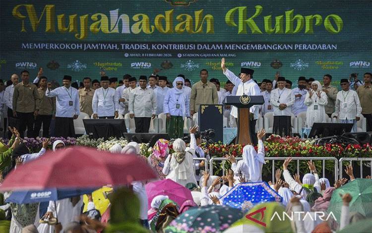 Prabowo: Terima Kasih NU Jaga Perdamaian dan Stabilitas Bangsa