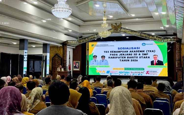 Dinas Pendidikan Barito Utara Sosialisasikan Tes Kemampuan Akademik SD dan SMP 2026