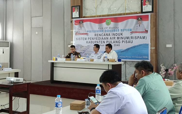 Kick-off Meeting RISPAM Digelar, Pemkab Pulang Pisau Susun Strategi Air Minum Hingga 2040