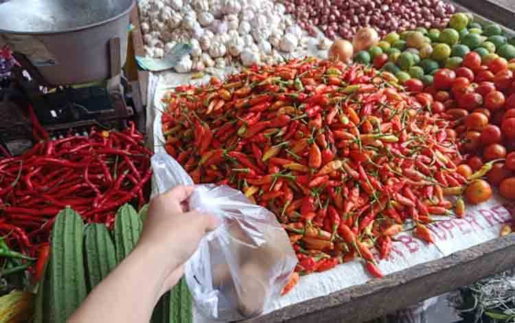 Harga Cabai di Palangka Raya Turun, Komoditas Lain Stabil