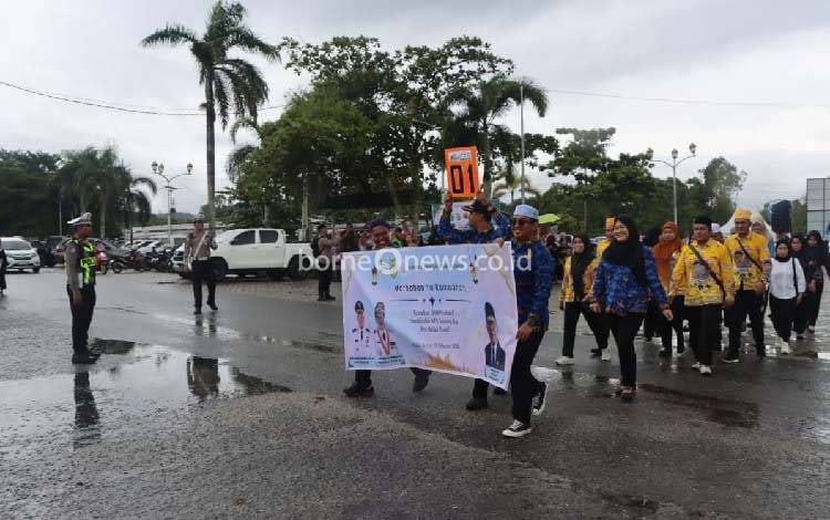 Hadirkan Rasa Aman, Polres Gunung Mas Kawal Pawai Tarhib Ramadhan 1447 H