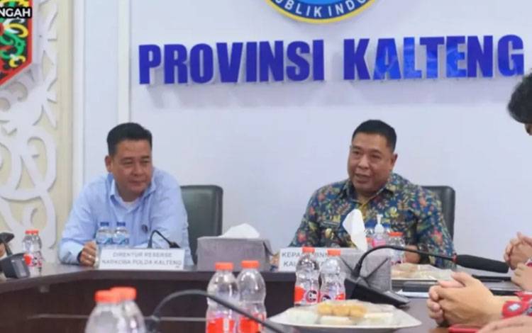 BNNP Kalteng Terima Audiensi Ditresnarkoba Polda Kalteng