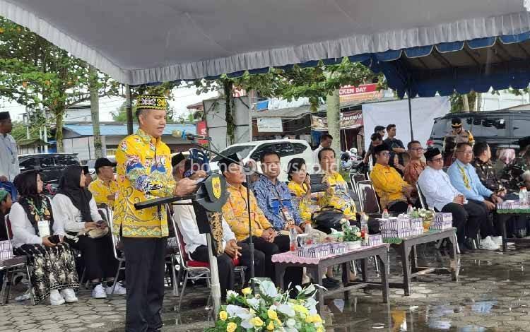 Umat Muslim Gunung Mas Diingatkan Semangat Beribadah Melalui Pawai Tarhib Ramadan