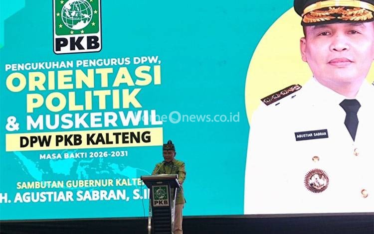 Sampaikan Selamat, Gubernur Agustiar Sabran Ajak Pengurus PKB Kalteng Utamakan Kepentingan Rakyat