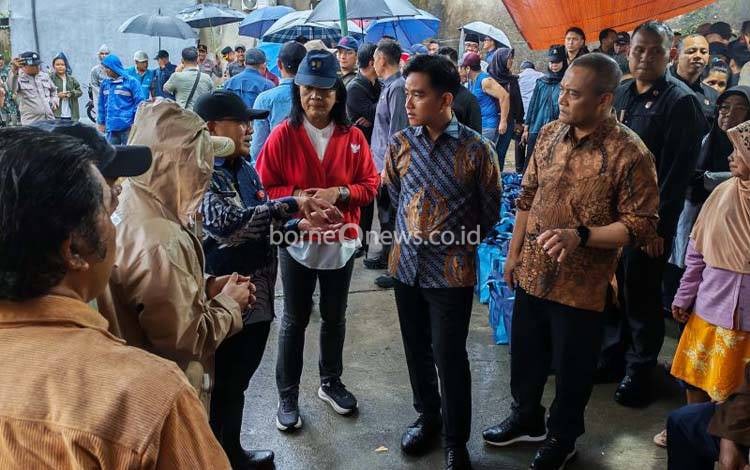 Wapres Gibran Tinjau Lokasi Tanah Gerak di Jangli Semarang