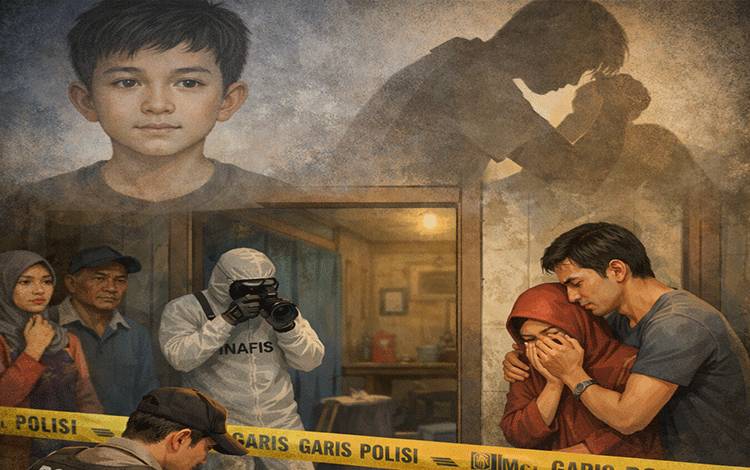 Ilustrasi kejadian. (FOTO: AI Folax/Sabri)