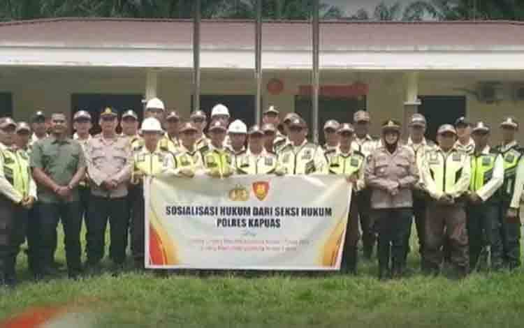 Tingkatkan Profesionalisme Satpam, Sikum Polres Kapuas Beri Pemahaman KUHP Baru
