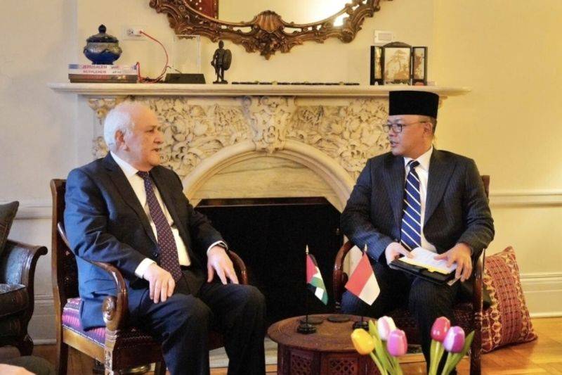 Bertemu Wakil Palestina di PBB, Menlu RI Tegaskan Dukungan Penuh Indonesia