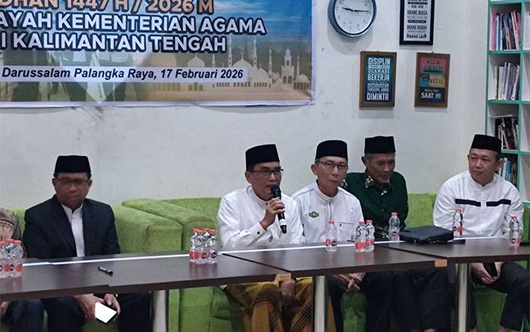MUI Kalteng Imbau Hormati Perbedaan Penetapan Awal Ramadan 1447 H