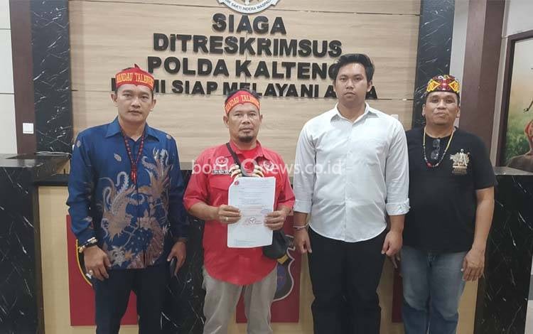 Tantara Lawung Adat Mandau Talawang Laporkan Ketua DPRD Kotim Atas Dugaan Gratifikasi ke Polda Kalteng