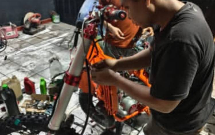 Warga Binaan Rutan Kapuas Unjuk Kreativitas, Motor Custom Lahir dari Balik Jeruji