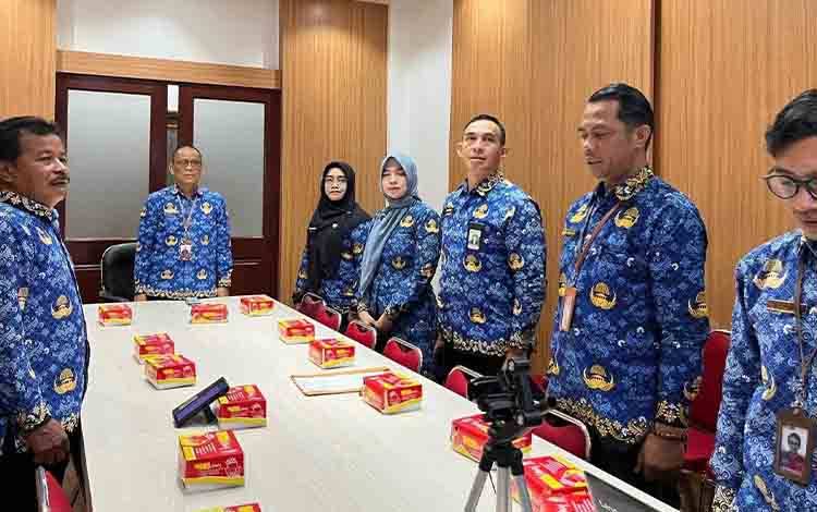 Pj Sekda Seruyan Ikuti Rakor Pengendalian Inflasi Mingguan Bersama Kemendagri