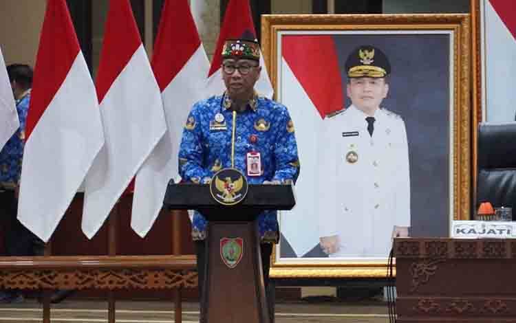 Sekda Kalteng Minta Pengawasan Ketat Berjenjang Program Kartu Huma Betang Sejahtera