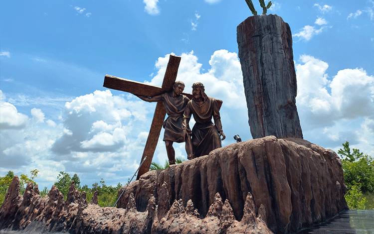 Pertama Kalinya Gua Maria Catholic Center Palangka Raya akan Gelar Rangkaian Jalan Salib