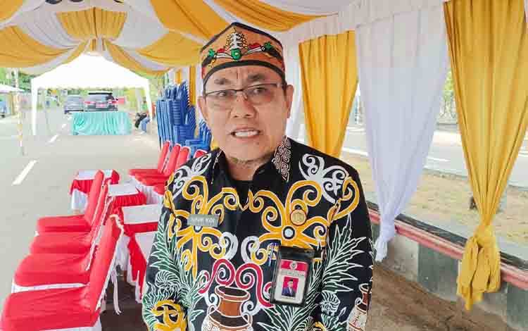 Kadis Koperindag Seruyan Adhian Noor. (Foto: Fahrul)